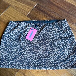 NWT Edikted Leopard Mini Skirt